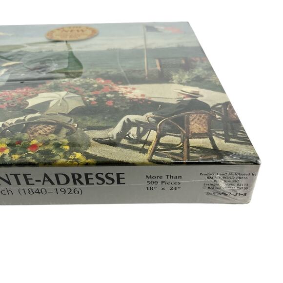 Claude Monet Puzzle by the Numbers Terrace at Sainte-Adresse 500 pcs New - Picture 3 of 16